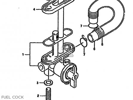 FUEL COCK - DR650RSE 1995 (S) (E04 E18 E22 E34 E37)