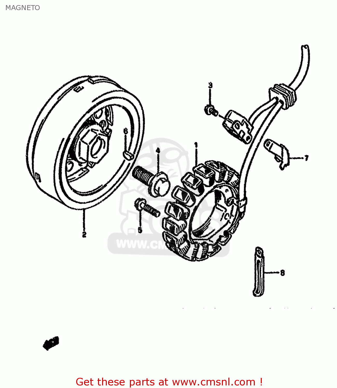 MAGNETO DR650RSEU 1991 (M) GERMANY (E22)