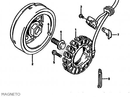 MAGNETO - DR650RSEU 1993 (P) GERMANY (E22)