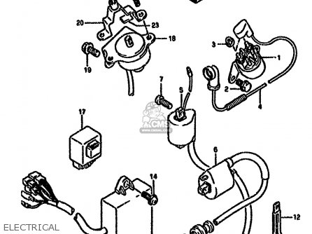 ELECTRICAL - DR650RSEU 1993 (P) GERMANY (E22)