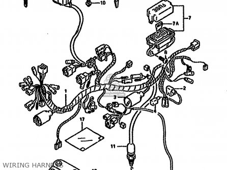 WIRING HARNESS - DR650RSEU 1993 (P) GERMANY (E22)