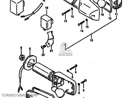 TURNSIGNAL LAMP - DR650RSEU 1995 (S) GERMANY (E22)