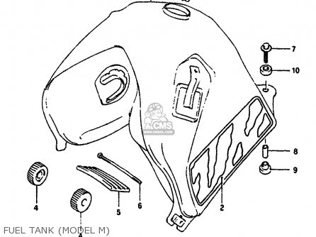 FUEL TANK (MODEL M) - DR650RSU 1990 (L) GERMANY (E22)