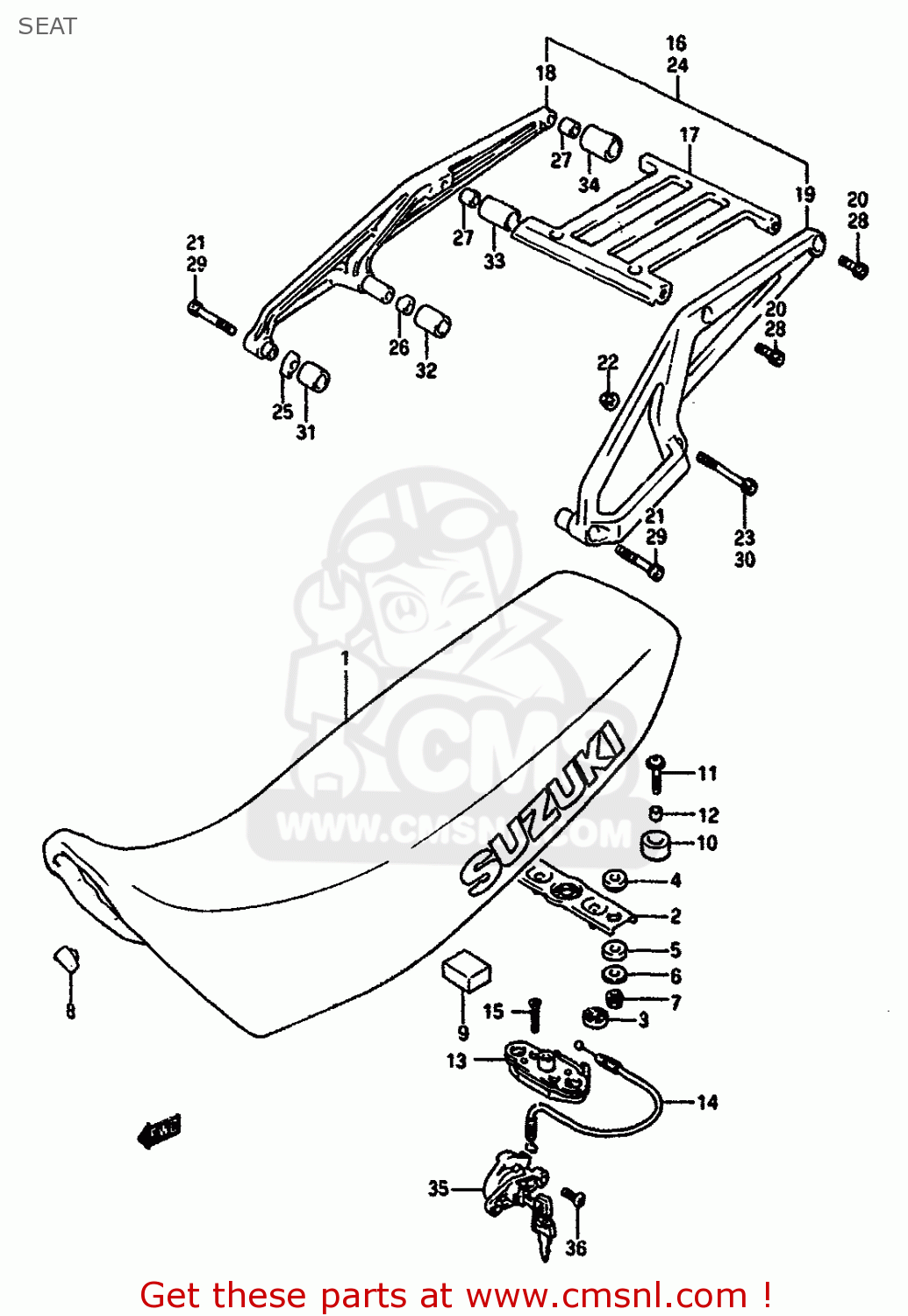 SEAT DR650RSU 1991 (M) GERMANY (E22)