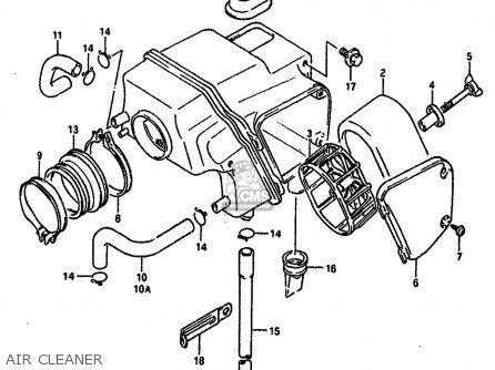 AIR CLEANER - DR650RSU 1991 (M) GERMANY (E22)