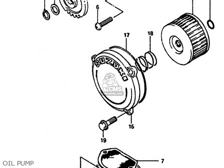 OIL PUMP - DR650RSU 1991 (M) GERMANY (E22)
