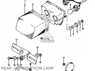 REAR COMBINATION LAMP - DR650RSU 1991 (M) GERMANY (E22)