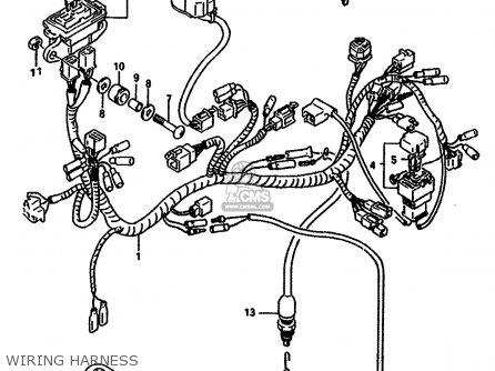 WIRING HARNESS - DR650RSU 1991 (M) GERMANY (E22)