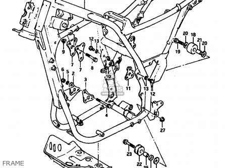 FRAME - DR650RSU 1991 (M) GERMANY (E22)
