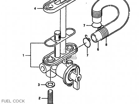 FUEL COCK - DR650RSU 1991 (M) GERMANY (E22)