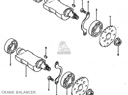 CRANK BALANCER - DR650RSU 1991 (M) GERMANY (E22)