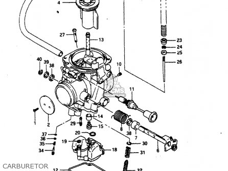 CARBURETOR - DR650RU 1990 (L) WGERMANY AUSTRALIA (E22 E24)