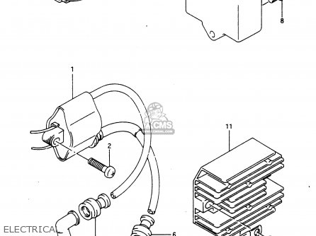 ELECTRICAL - DR650RU 1990 (L) WGERMANY AUSTRALIA (E22 E24)