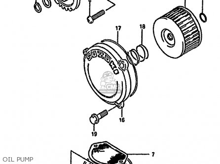 OIL PUMP - DR650RU 1992 (N) GERMANY (E22)