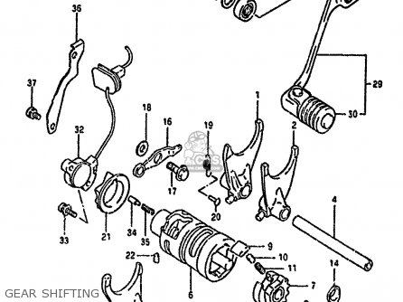 GEAR SHIFTING - DR650RU 1992 (N) GERMANY (E22)