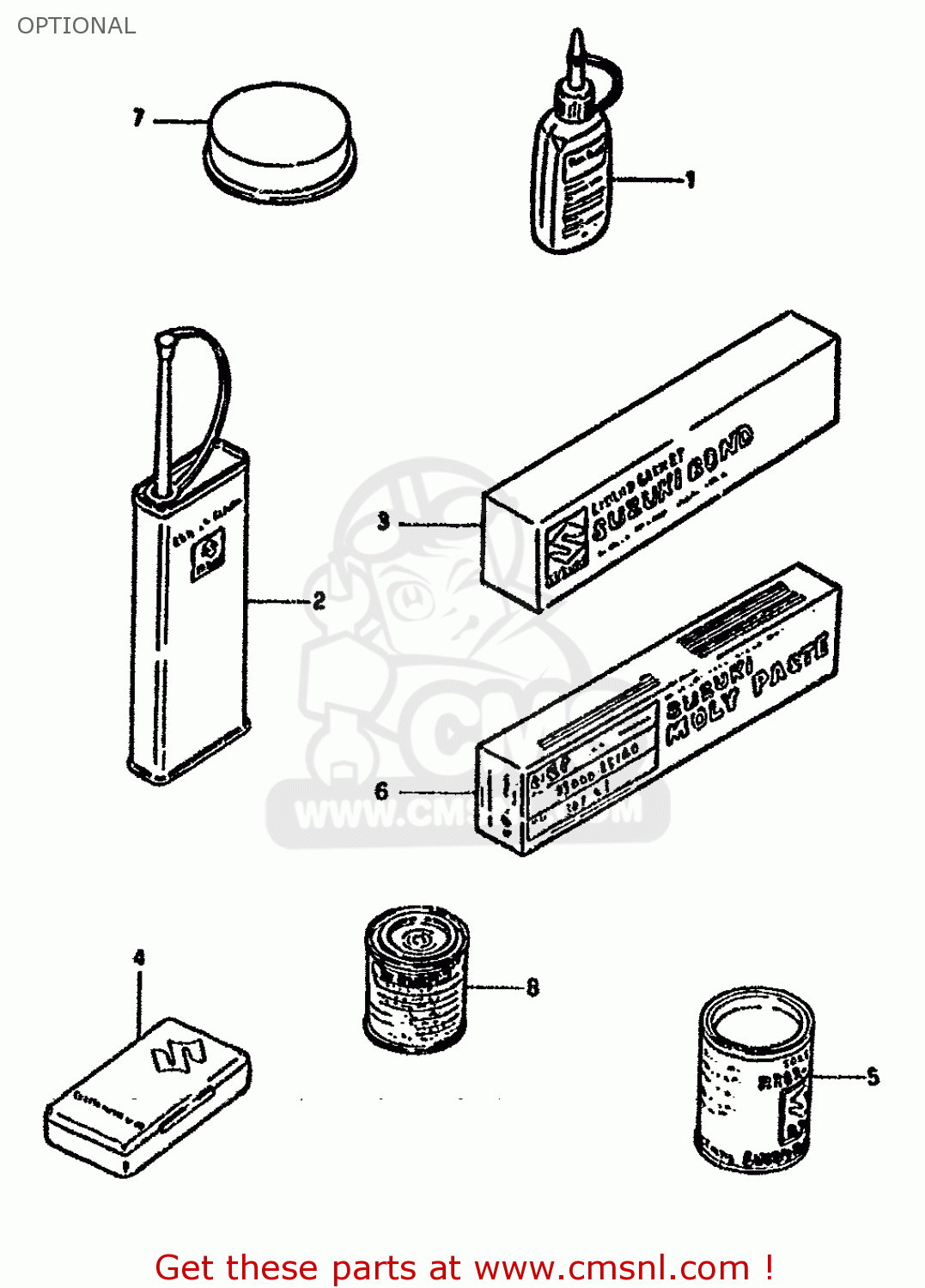 OPTIONAL DR650RU 1993 (P) GERMANY (E22)