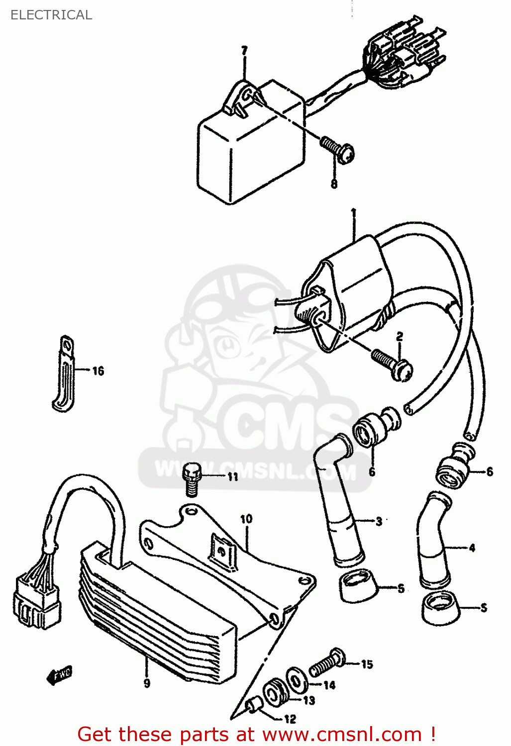ELECTRICAL DR650RU 1994 (R) GERMANY (E22)