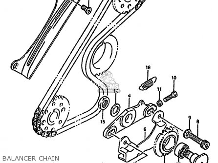 BALANCER CHAIN - DR650RU 1994 (R) GERMANY (E22)