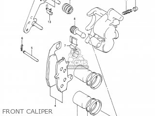 FRONT CALIPER - DR650S 1990 (L) USA (E03)