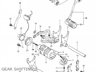 GEAR SHIFTING - DR650S 1990 (L) USA (E03)