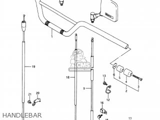 HANDLEBAR - DR650S 1990 (L) USA (E03)