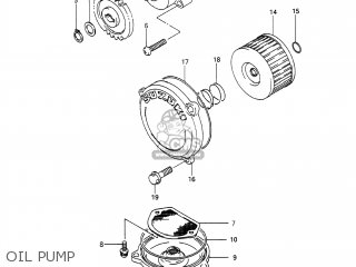 OIL PUMP - DR650S 1990 (L) USA (E03)