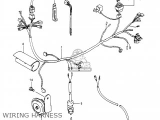 WIRING HARNESS - DR650S 1990 (L) USA (E03)