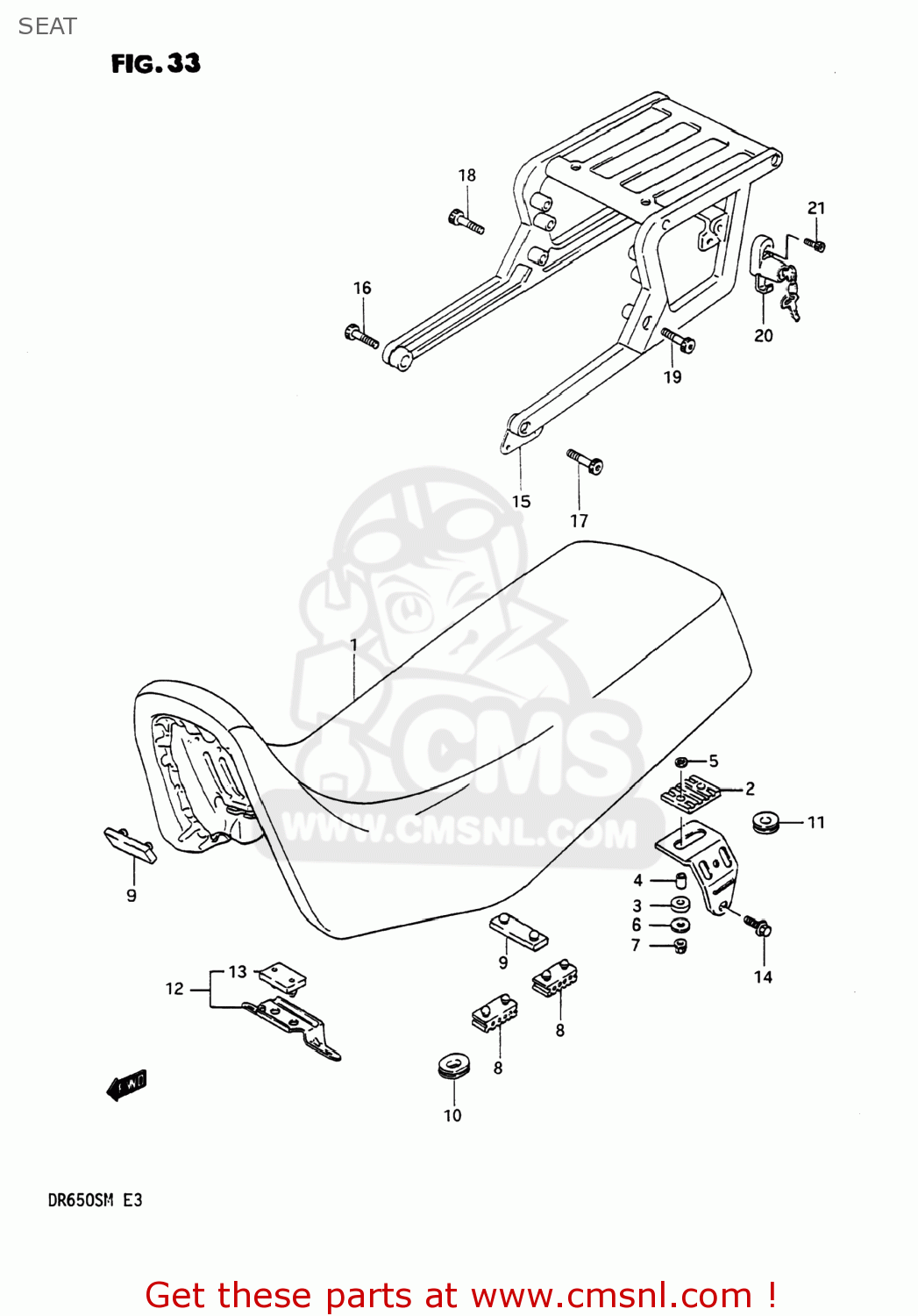 SEAT DR650S 1991 (M) USA (E03)