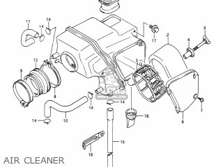 AIR CLEANER - DR650S 1991 (M) USA (E03)