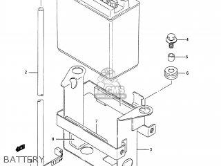 BATTERY - DR650S 1991 (M) USA (E03)