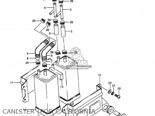 CANISTER (FOR CALIFORNIA - DR650S 1991 (M) USA (E03)