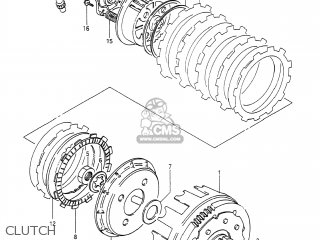 CLUTCH - DR650S 1991 (M) USA (E03)