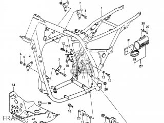 FRAME - DR650S 1991 (M) USA (E03)