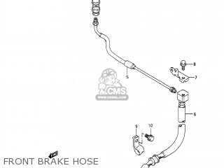 FRONT BRAKE HOSE - DR650S 1991 (M) USA (E03)