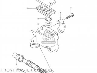 FRONT MASTER CYLINDER - DR650S 1991 (M) USA (E03)