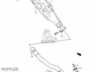 MUFFLER - DR650S 1991 (M) USA (E03)