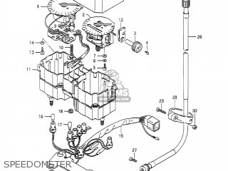 SPEEDOMETER - DR650S 1991 (M) USA (E03)