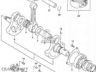 CRANKSHAFT - DR650SE 1992 (N) USA (E03)