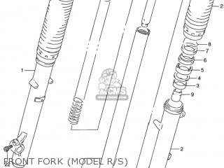 FRONT FORK (MODEL R/S) - DR650SE 1992 (N) USA (E03)