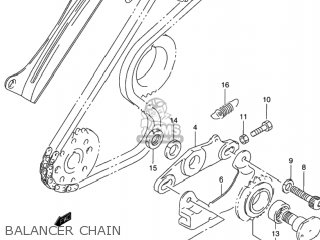 BALANCER CHAIN - DR650SE 1993 (P) USA (E03)