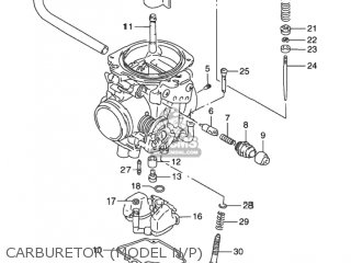 CARBURETOR (MODEL N/P) - DR650SE 1993 (P) USA (E03)