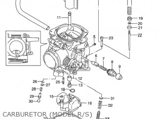 CARBURETOR (MODEL R/S) - DR650SE 1993 (P) USA (E03)