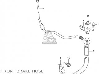 FRONT BRAKE HOSE - DR650SE 1993 (P) USA (E03)