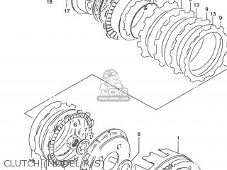 CLUTCH (MODEL R/S) - DR650SE 1994 (R) USA (E03)