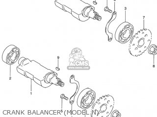 CRANK BALANCER (MODEL N) - DR650SE 1994 (R) USA (E03)