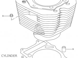 CYLINDER - DR650SE 1994 (R) USA (E03)