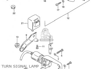 TURN SIGNAL LAMP - DR650SE 1994 (R) USA (E03)