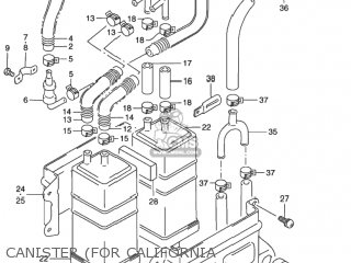 CANISTER (FOR CALIFORNIA - DR650SE 1995 (S) USA (E03)
