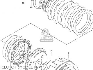 CLUTCH (MODEL N/P) - DR650SE 1995 (S) USA (E03)