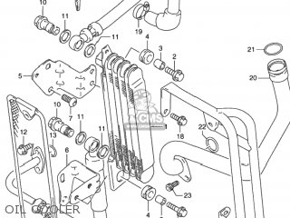 OIL COOLER - DR650SE 1995 (S) USA (E03)
